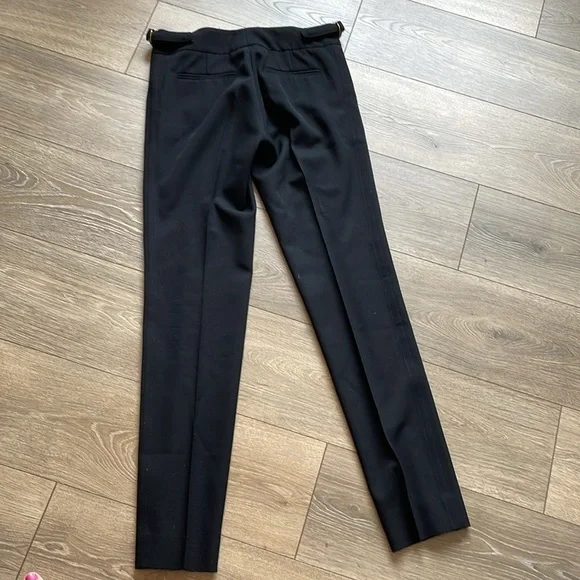 Gucci Lana Wool Black Tapered Leg Pants